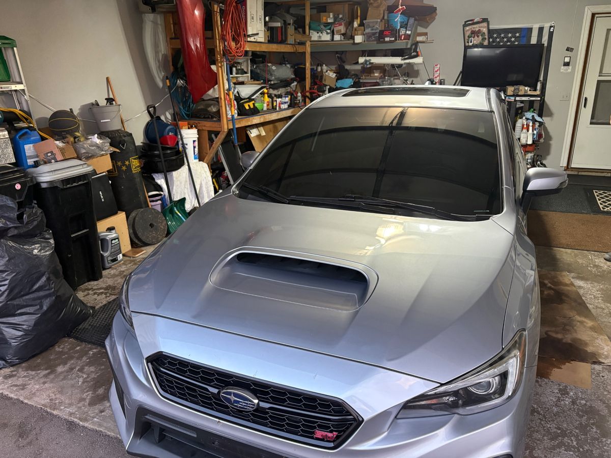 Sedan — Silver Subaru WRX STI